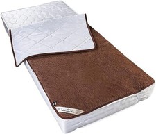 Merino Lana Coprimaterasso COPRIMATERASSO PURA LANA MERINO AGNELLATO Camello