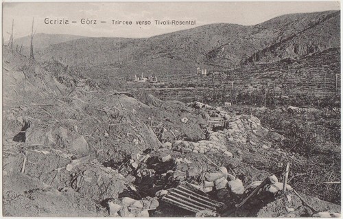 Gorizia gorz trincee - gorizia, verso