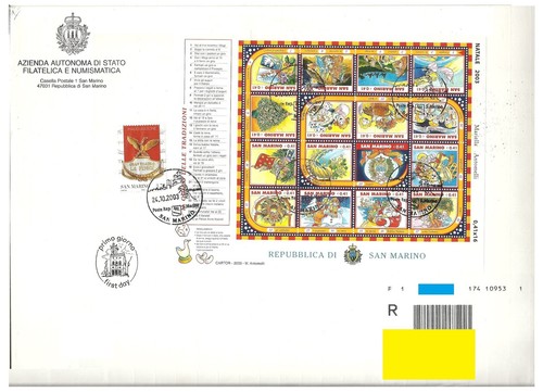 2003 san marino fdc - 2003,