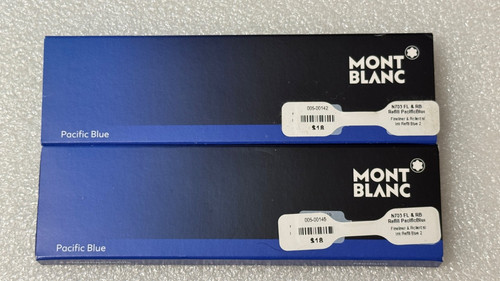 Montblanc set ricarica blu - ricarica,