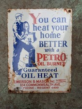 PORCELIAN  PETRO OIL BURNER