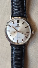 Orologio automatico uomo vintage Omega Seamaster quadrante argento anni 70