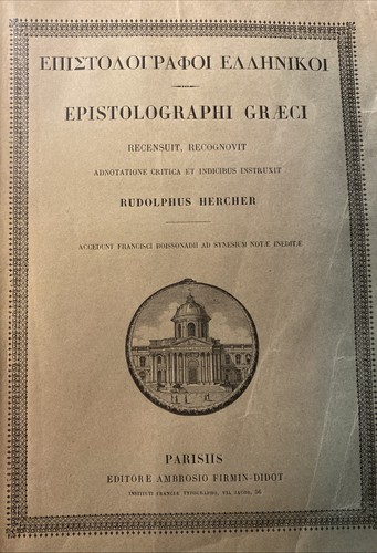 Epistolografi greci hercher - greci, r.