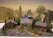 H0 Diorama HO 1:87 Alpi