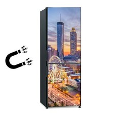 Calamita cucina frigorifero congelatore Atlanta Georgia USA skyline città architettura