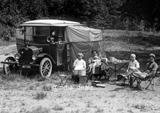 Fotografia d'epoca campeggio