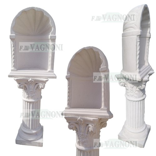Nicchia grotta cupola con base