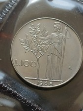 Repubblica Italiana 100 Lire Minerva  Italia 1968 FDC