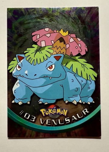Pokémon topps venusaur 3 - topps, #3