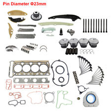 4x Kit Riparazione Pistoni Ø23mm per Audi A3 A4 A6 Golf Passat 2.0 TSI CCZ CDN CAE