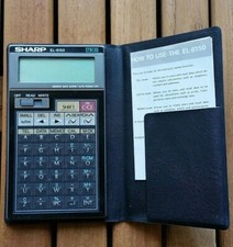 SHARP EL-6150 4kb  Pocket Data Bank - Funzionante Vintage