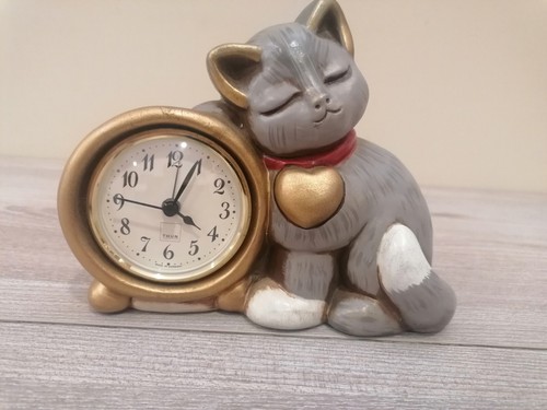 Thun gatto grigio con orologio - thun,