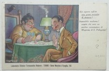 CARTOLINA PUBBLICITARIA FARMACIA TORINO LABORATORIO CHIMICO 