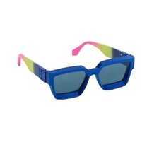 Occhiali da sole Louis Vuitton x Virgil Abloh Millionaire 'blu/verde/rosa' 100%