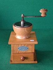 VECCHIO MACINACAFFÈ MACINA CAFFÈ FRABER ITALY MACININO IN LEGNO VINTAGE. CU24
