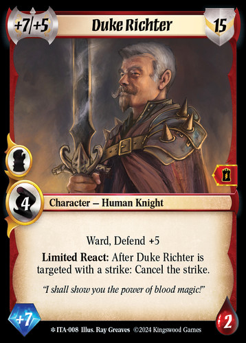 Duke richter foil - richter, the