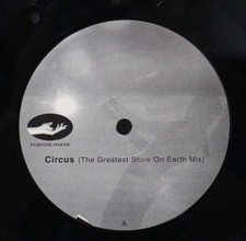 Overseas Edition LP Jeff Mills/Circus Disco pomodoro intagliato a mano...