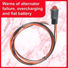 Alternatore LED ROSSO 12 V