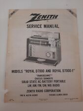 ROYAL D 7000 TRANSOCEANIC SERVICE MANUAL  MANUALE DI SERVIZIO CON SCHEMI