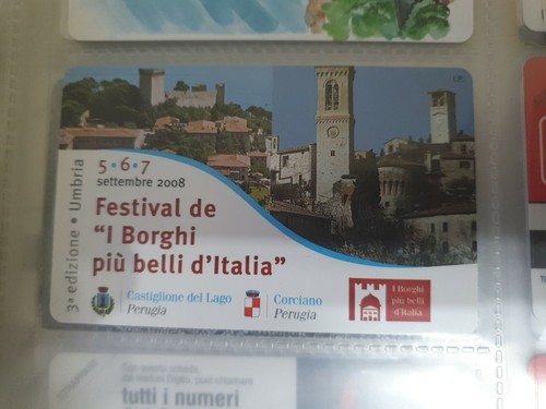 Scheda telefonica borghi - scheda,