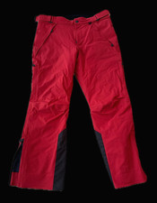 Moncler pantaloni da sci uomo imbottiti, colore rosso, taglia M (48), ottimi
