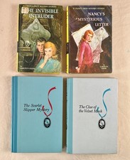 Vintage NANCY DREW Lot 4 HC