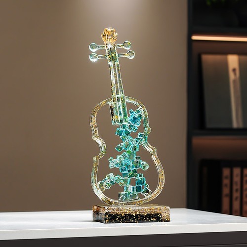 Decorazione artistica violino