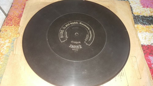 Vecchio disco pathe giri - disco, 78