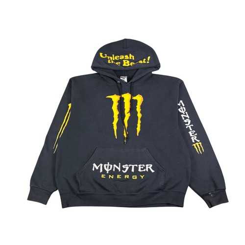 Felpa con cappuccio monster - con,