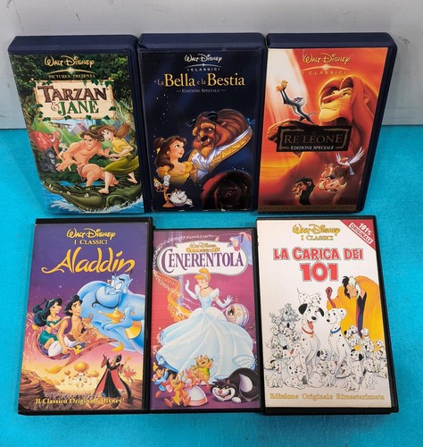 Disney collezione vhs lotto - 6,