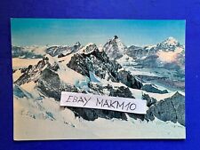 ? CARTOLINA FOTO CATENA DEL MONTE ROSA ROCCIA NERA PANORAMICA LYSKAMM POLLUCE?