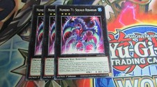 ?? YU GI OH 3 x NUMERO 71 SQUALO REBARIAN – LED9 IT013 COMUNE – ITA ??