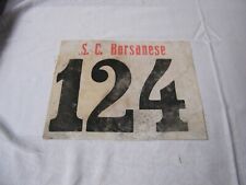 S.C. BORSANESE PETTORALE NUMERO CORSA CICLISMO EPOCA ORIGINALE ANNI '50