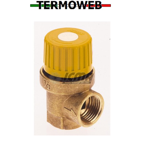 Valvola sicurezza f - di, 1/2"