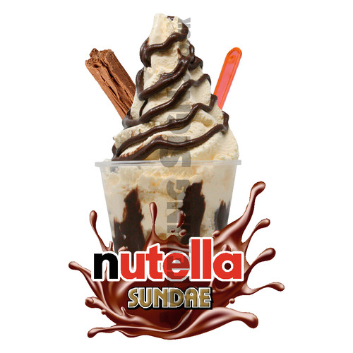 Adesivo gelato nutella - adesivo,