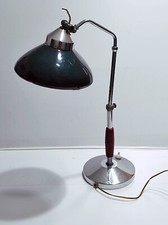 Lampada Ministeriale da tavolo verde SEMINARA LUMISOL TORINO vintage Ministero