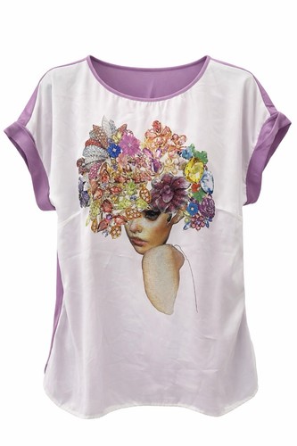 Maglia camicia donna - maglia, in