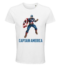 T-shirt Marvel Captain America Avengers giochi supereroi film cartoni idearegalo