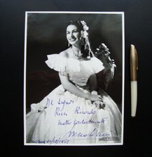 Autografo Ivana Tosini Soprano Traviata 1959 Foto Villani Teatro