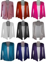 NUOVO BELLO bambine ragazze APERTO BOY FRIEND Maglia cardigan coprispalle 5-13