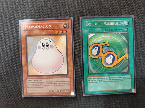 Marshmallon occhiali - yu-gi-ho,