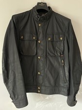 Belstaff Racemaster Motorcycle Jacket Black 50 L