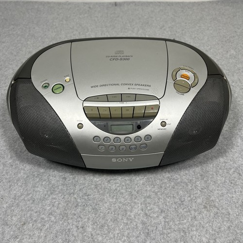 Sony cfd s300 megabass boombox - cfd-s300,