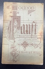 Faust Gounod libretto Antico