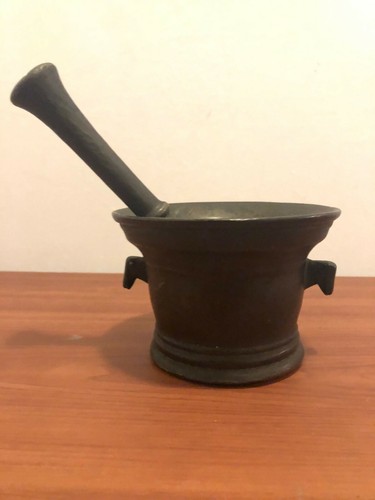 Antico mortaio bronzo del - antico,