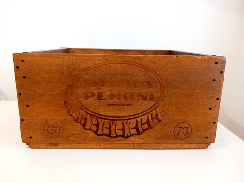 Cassa legno birra peroni - di,