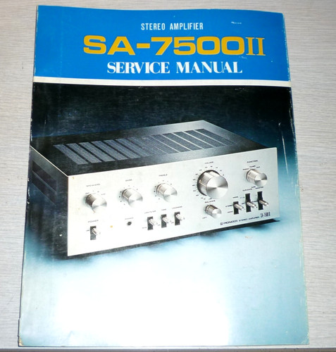 Originale pioneer 7500 - sa-7500, ii