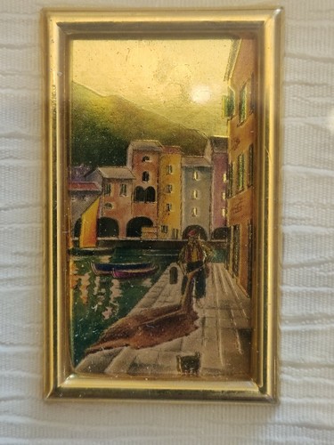 Quadro paesaggio miniatura oro - quadro,