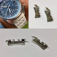 Coppia finali originali INOX per bracciale Seiko 6139-7030 “Baby Jumbo” NOS