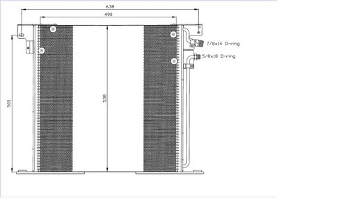 Condensatore mercedes classe - condensatore,